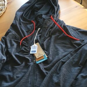 Yoga zip-up hoodie with pockets